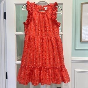 Crown & Ivy Ruffle Eyelet Dress | S
